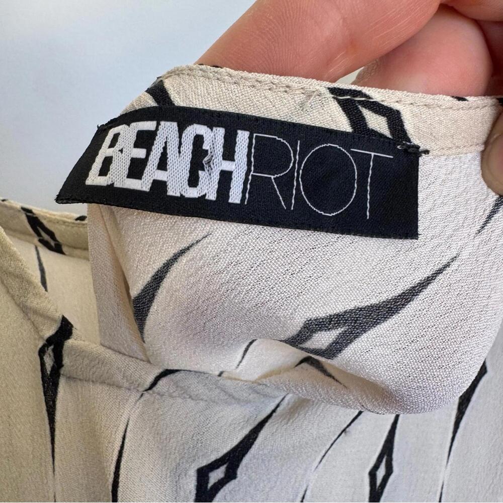 Beach Riot Tie Shoulder Tassle Maxi Dress Coverup - Picture 6 of 8